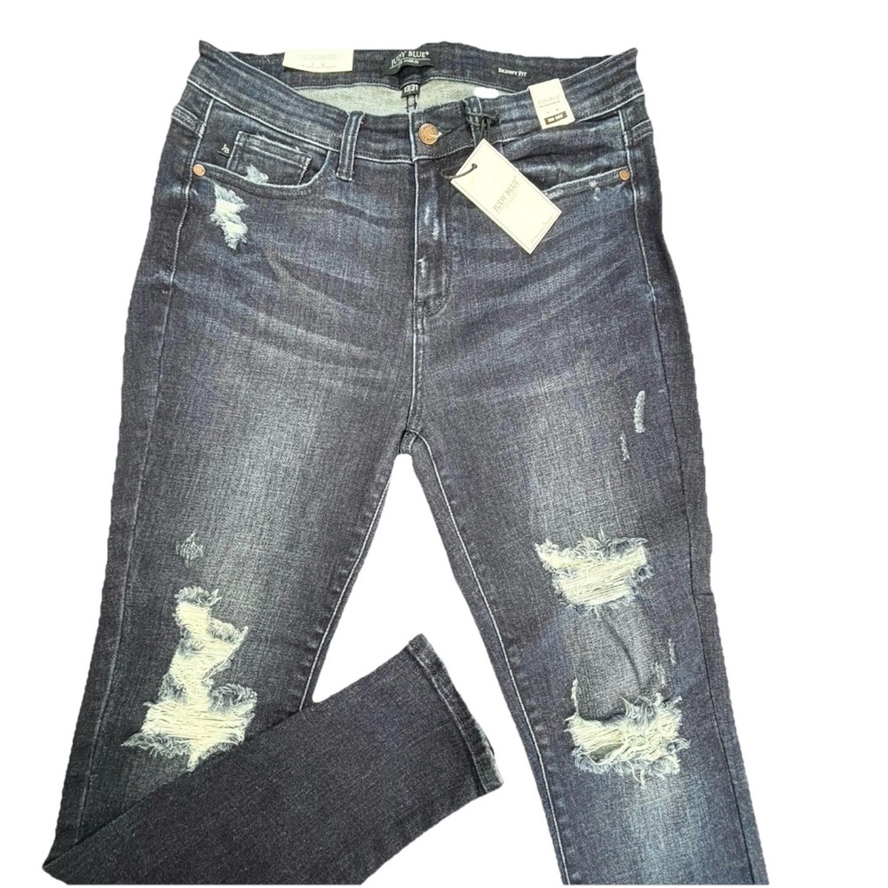 Judy Blue Jeans Women’s 13/31 Mid Rise Skinny Fit - Picture 1 of 7